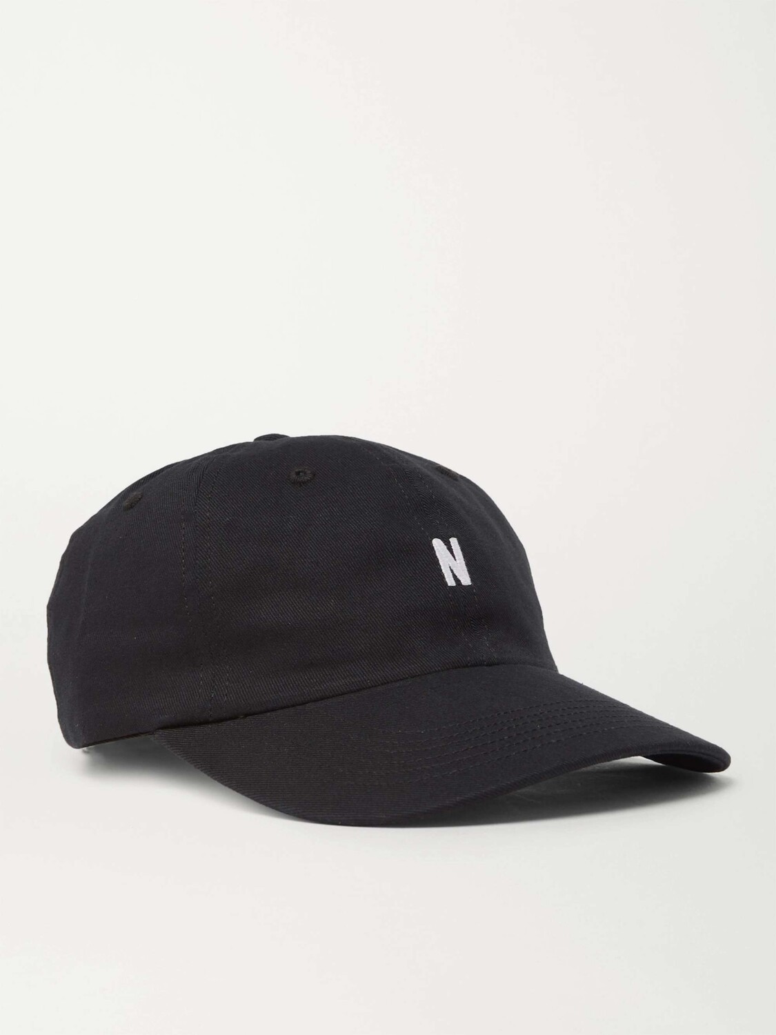 

Бейсболка из хлопкового твила с вышитым логотипом NORSE PROJECTS, черный