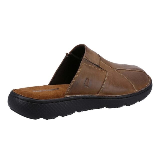 Мужские кожаные сабо Carson Hush Puppies, коричневый — фото 4