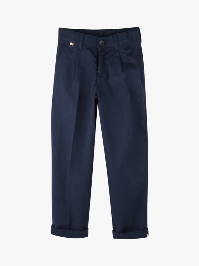 

Детские хлопковые чинос HUGO BOSS, Navy