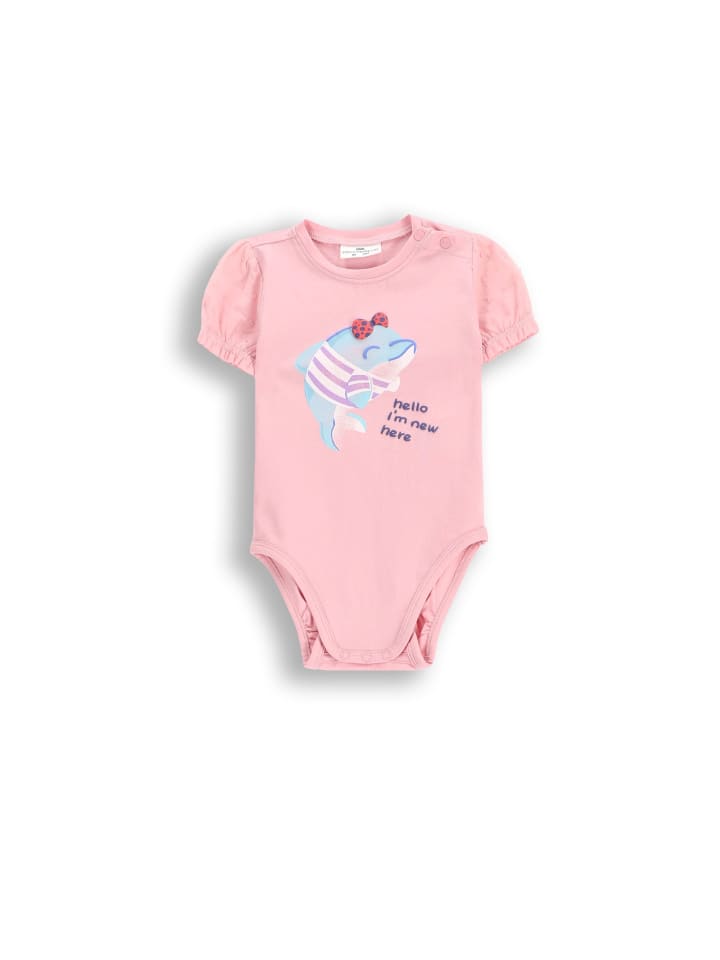 

Coccodrillo Боди с короткими рукавами, нежно-розового цвета