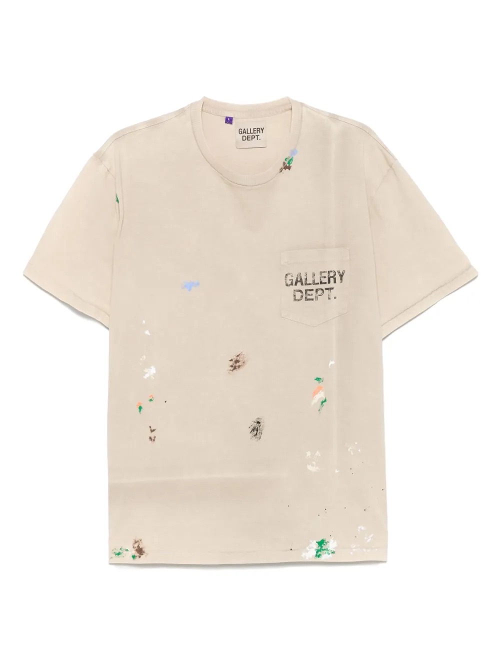 

Футболка с логотипом GALLERY DEPT., нейтральный