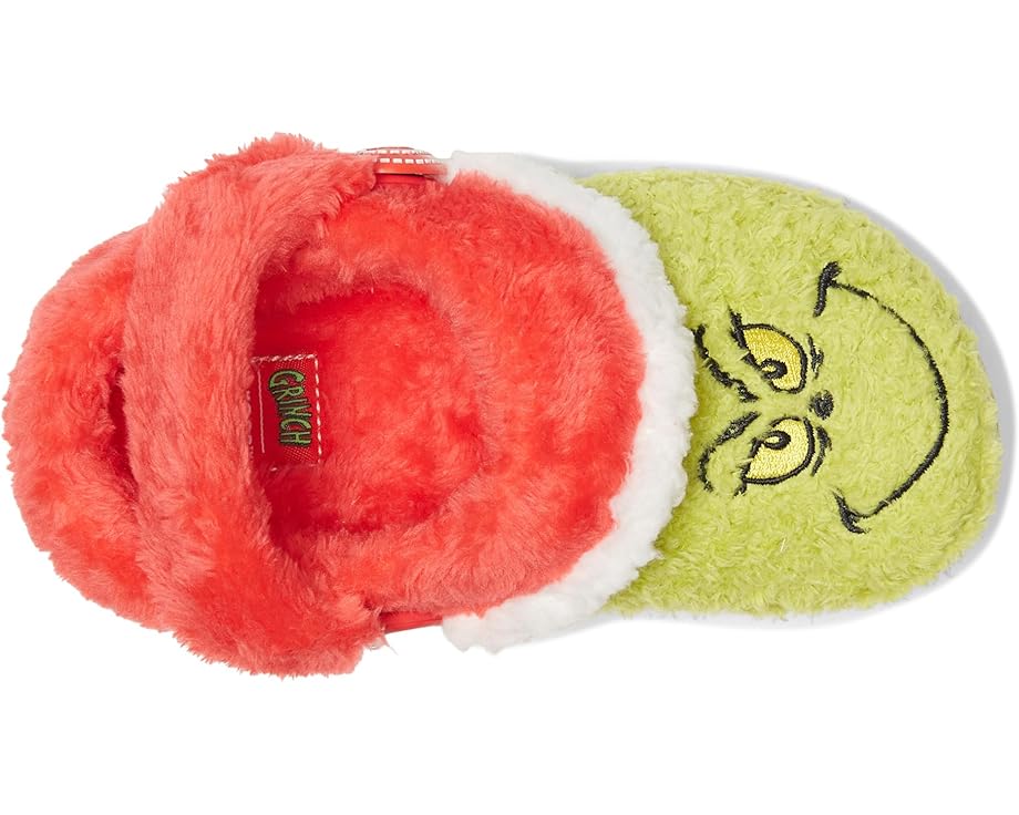 Детские клоги Crocs The Grinch Classic Lined Crocs Kids — фото 2