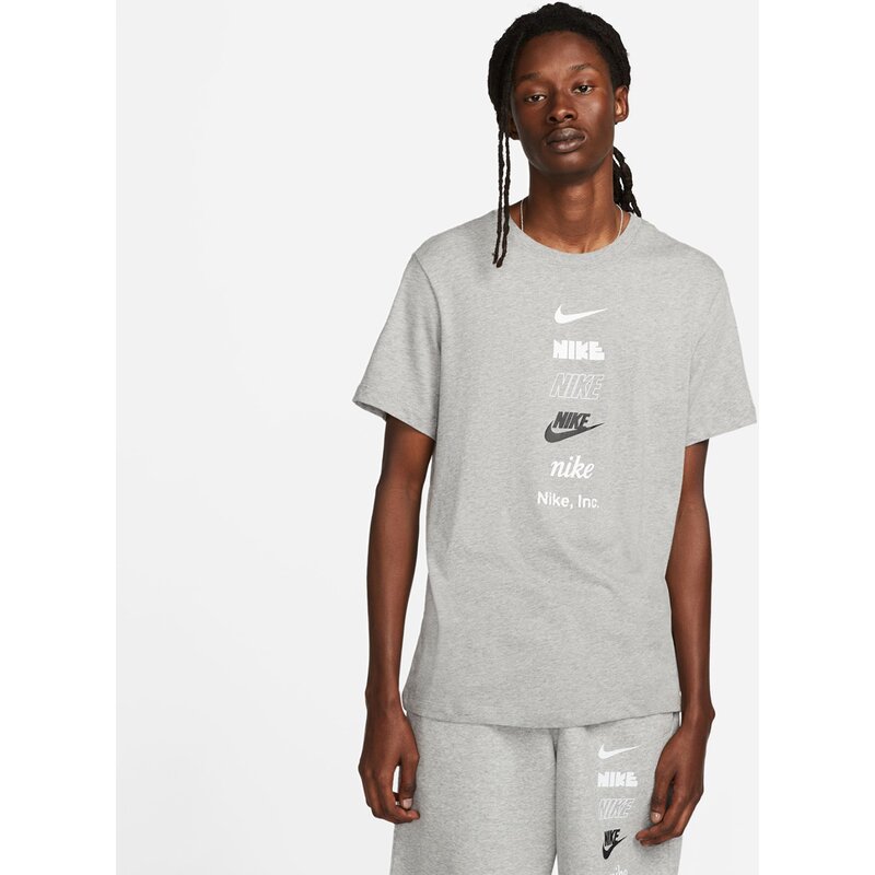

Shirt m nsw tee club+ hdy pk4 Nike, серый