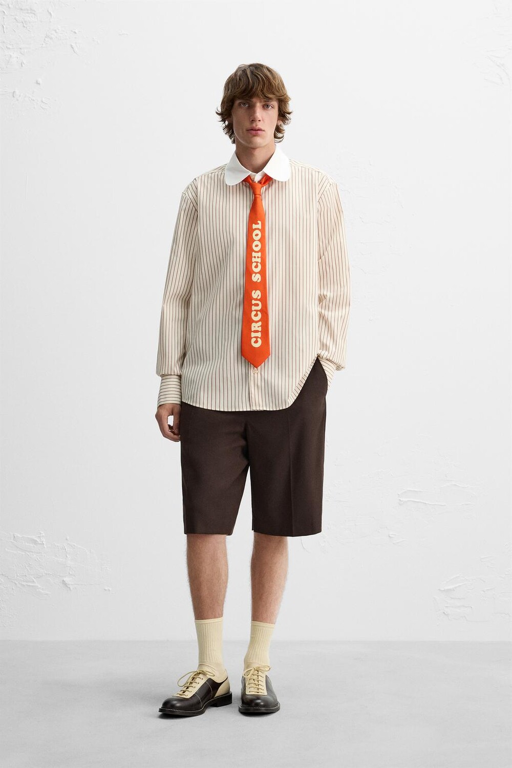 

Полосатая рубашка x harry lambert ZARA, разноцветный