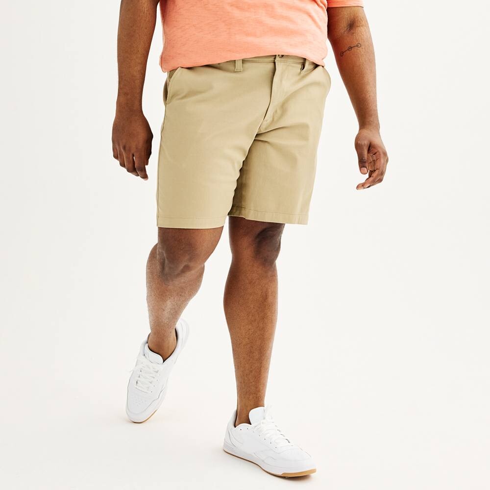 

Big & Tall Sonoma Goods For Life Шорты с плоской передней частью Flexwear, цвет Khaki