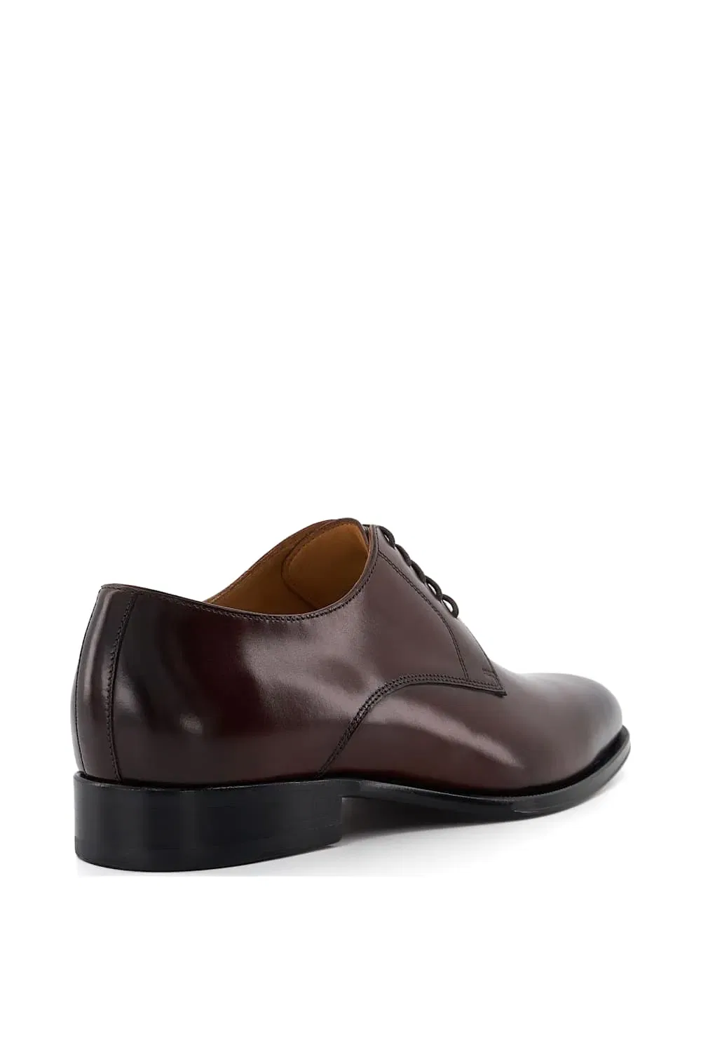 Туфли дерби широкой полноты Leather Oxfords Dune London, коричневый — фото 3