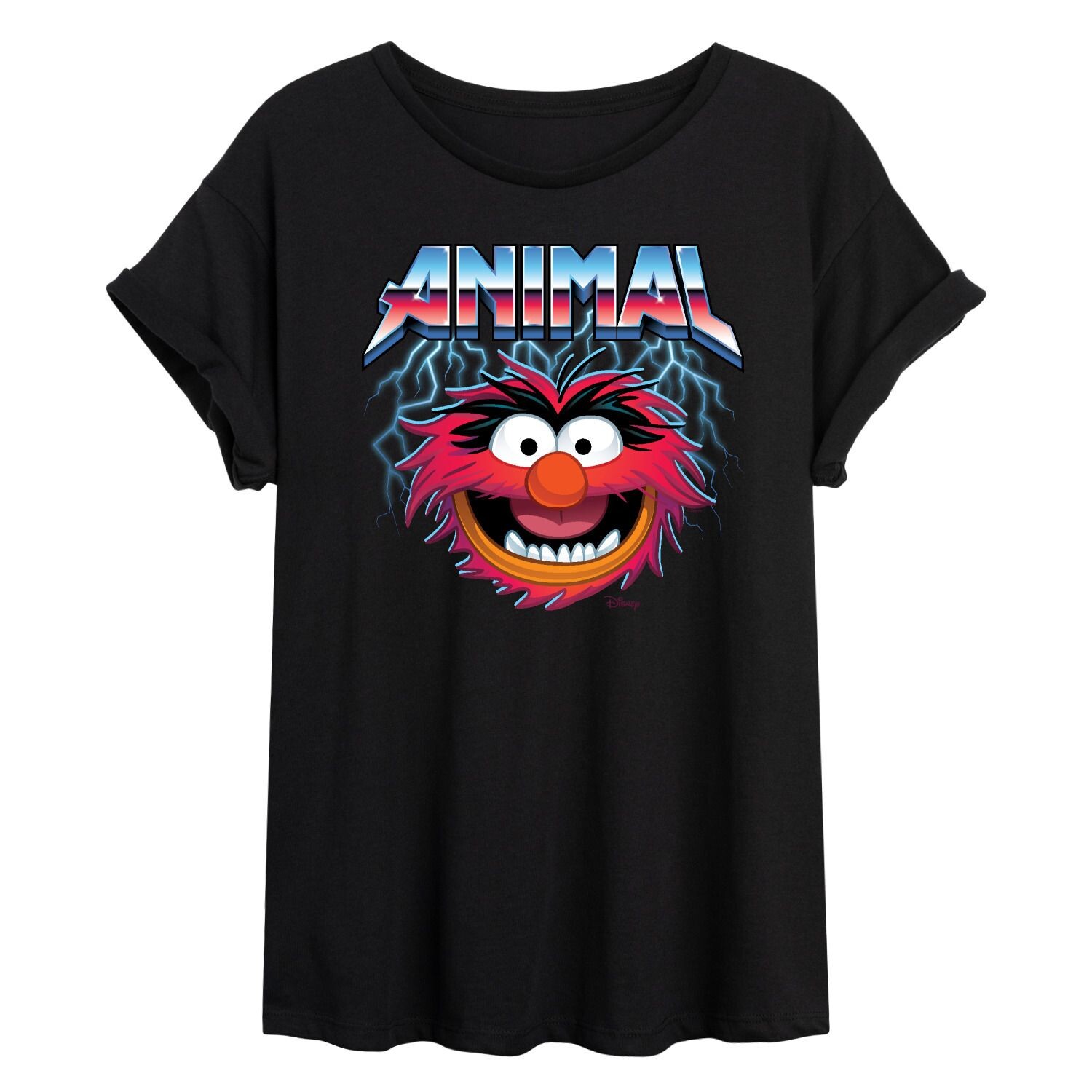 

Струящаяся футболка Disney's The Muppets Juniors Animal Rock Licensed Character