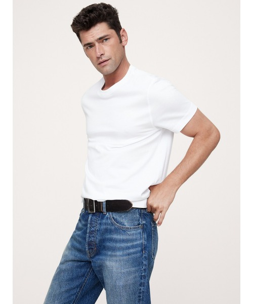 

Футболка из хлопка супима BANANA REPUBLIC, белая