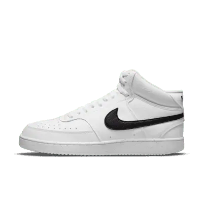 

Кроссовки Nike Court Vision Mid Next Nature, белый/черный