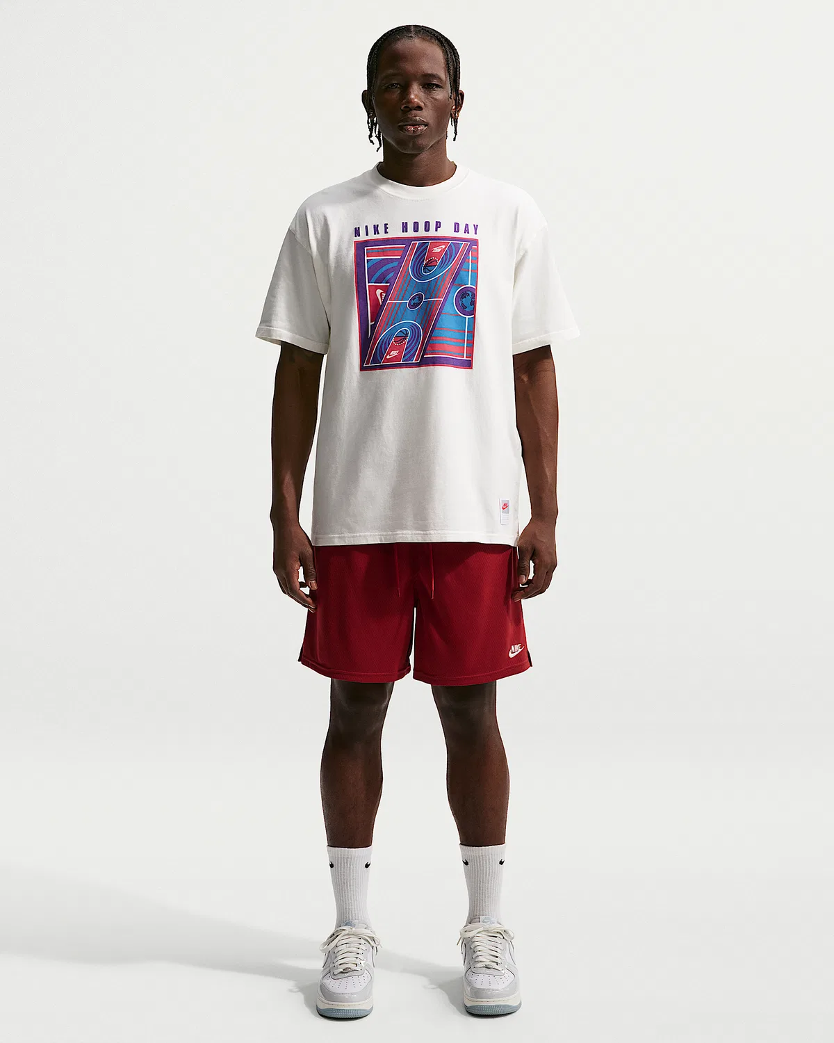 Мужская футболка Max90 Nike Sportswear, Sail — фото 4