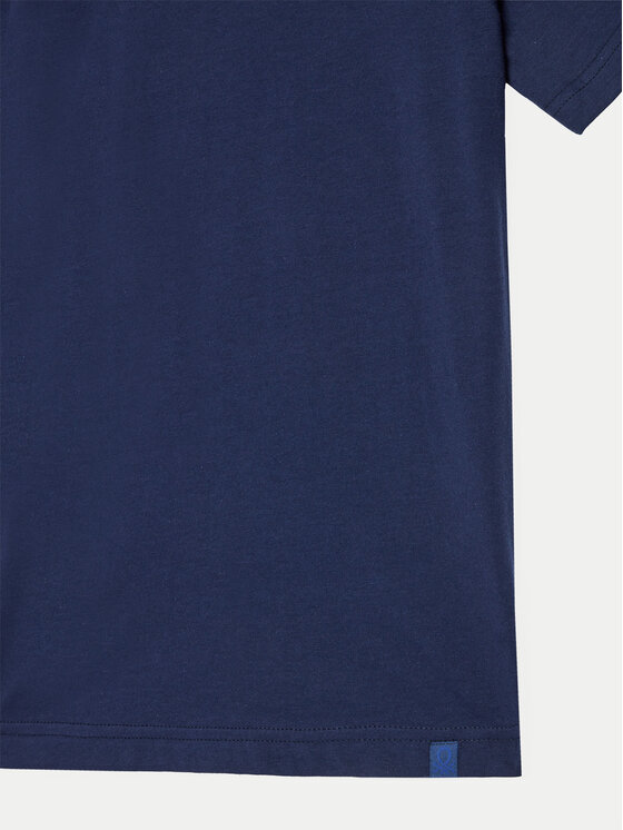 Футболка regular fit 3I1XC109W United Colors Of Benetton, синий — фото 3