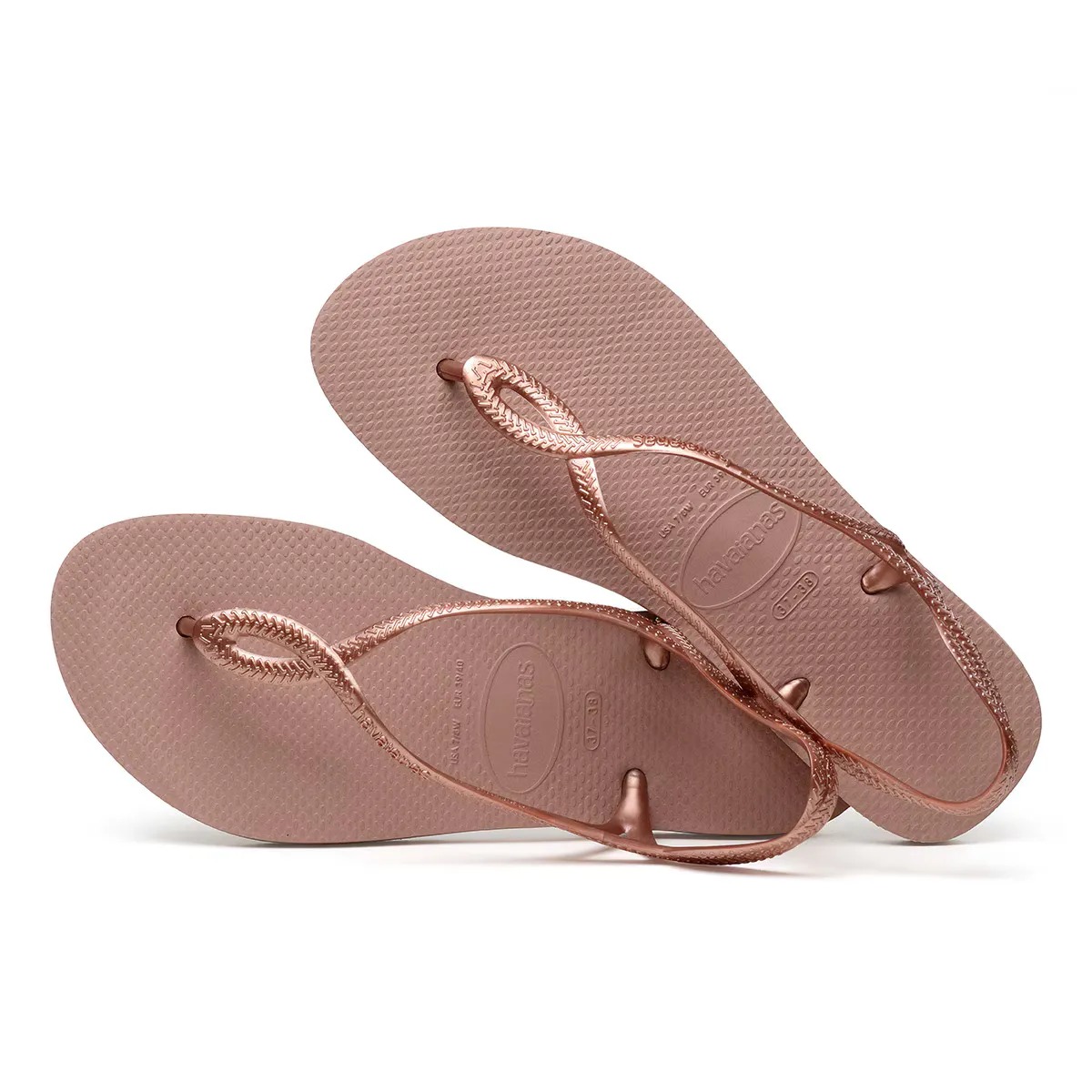 Luna Crocus Havaianas женские пляжные сандалии, цвет Rosa — фото 3