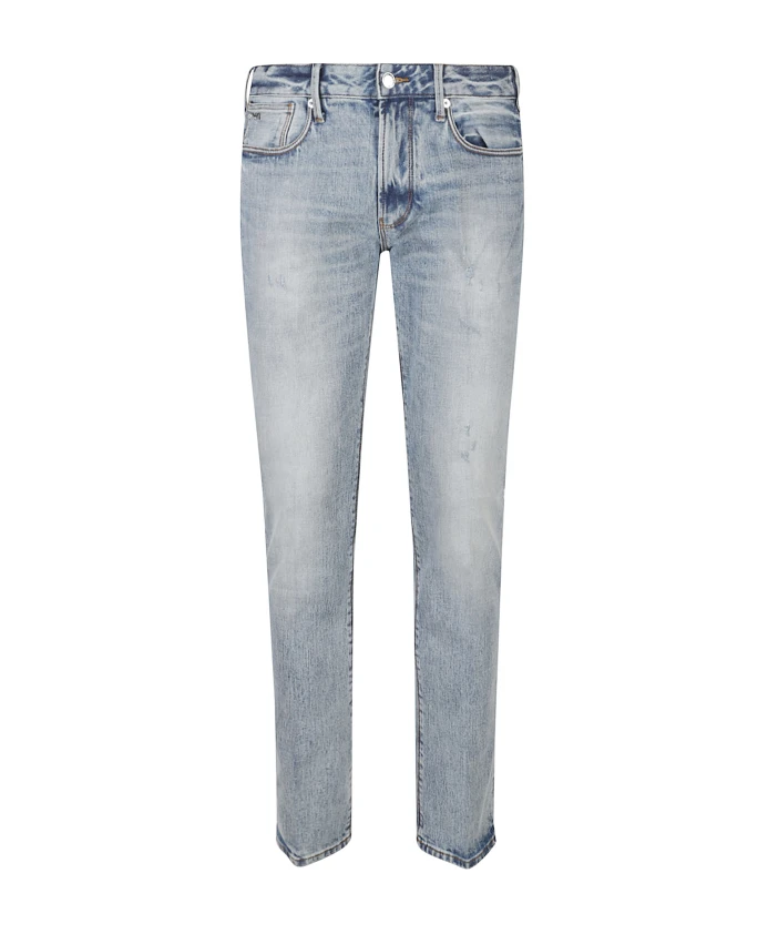 

Джинсы J06 зауженного кроя Emporio Armani, синий