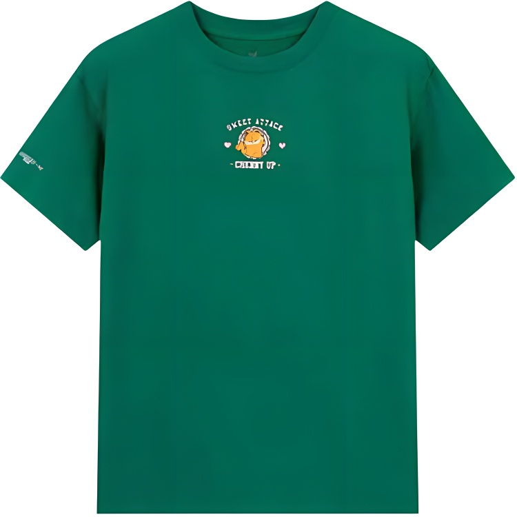 

361° Футболка JIAFEIMAO,LIANMINGKUAN Sports Life Collection, женская, темный снежно-зеленый