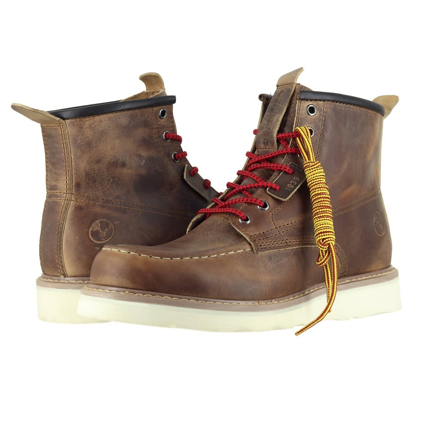 

Мужские рабочие ботинки Moc Wedge с металлическим носком в цвете мед Berrendo, Honey