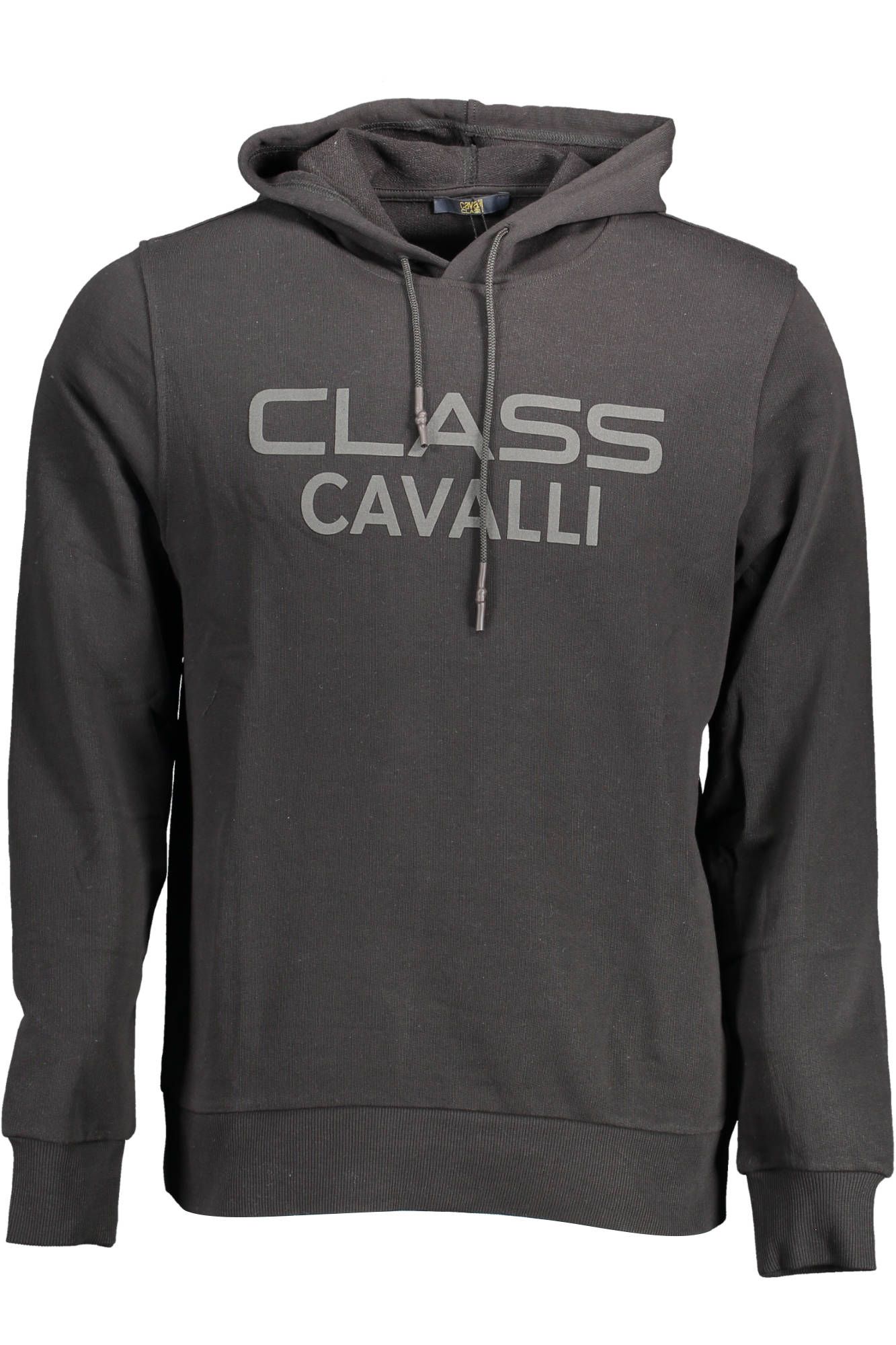 

Черная хлопковая мужская толстовка cavalli CLASS