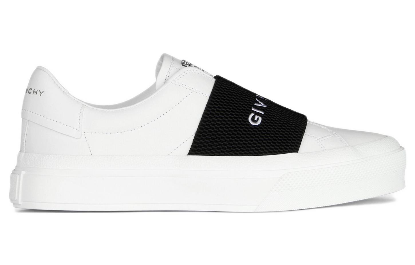 Givenchy Женские кроссовки City Court Webbing 'White Black' — фото 3