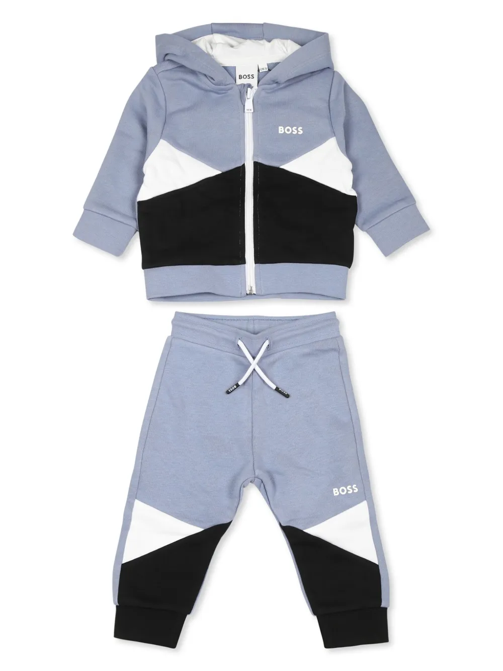 

Спортивный костюм с логотипом BOSS Kidswear, синий