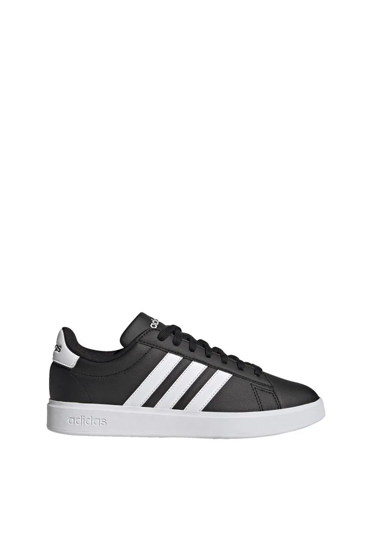 Кроссовки, Cloudfoam Comfort, Grand Court, Adidas, черный