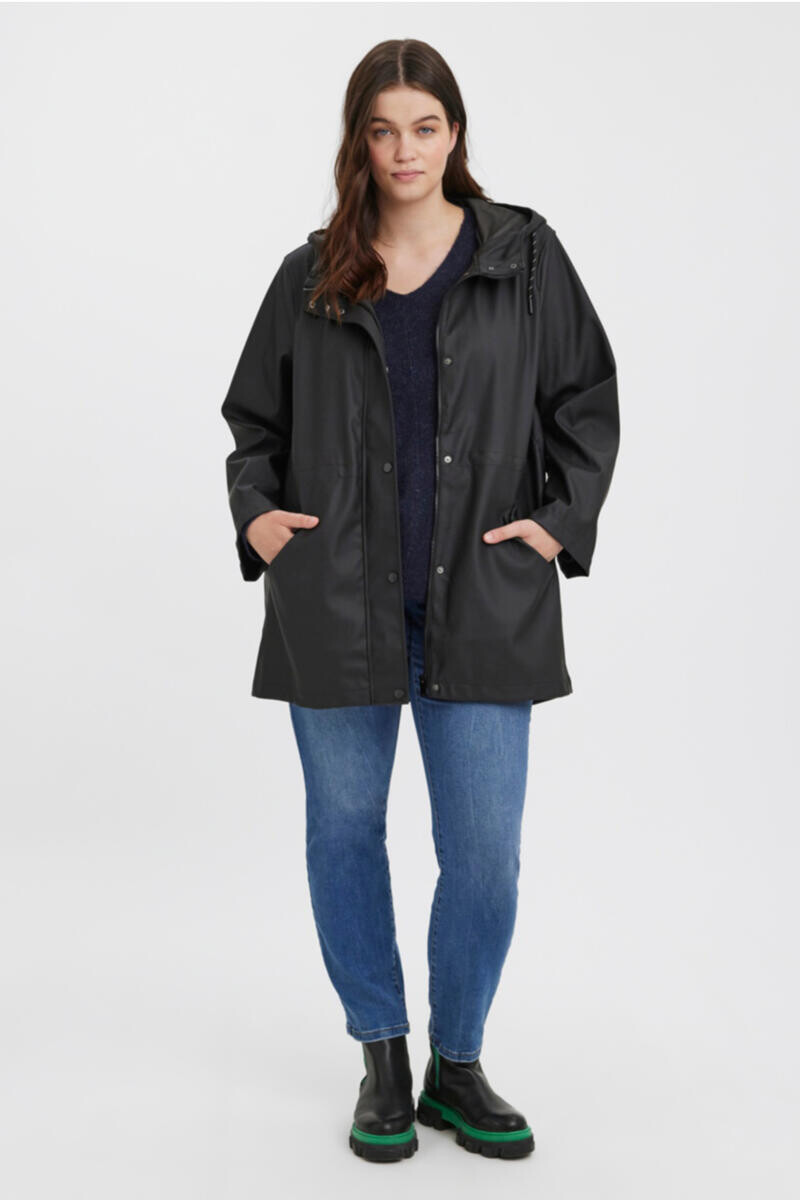 

Плащ Curve с капюшоном Vero Moda Curve, черный
