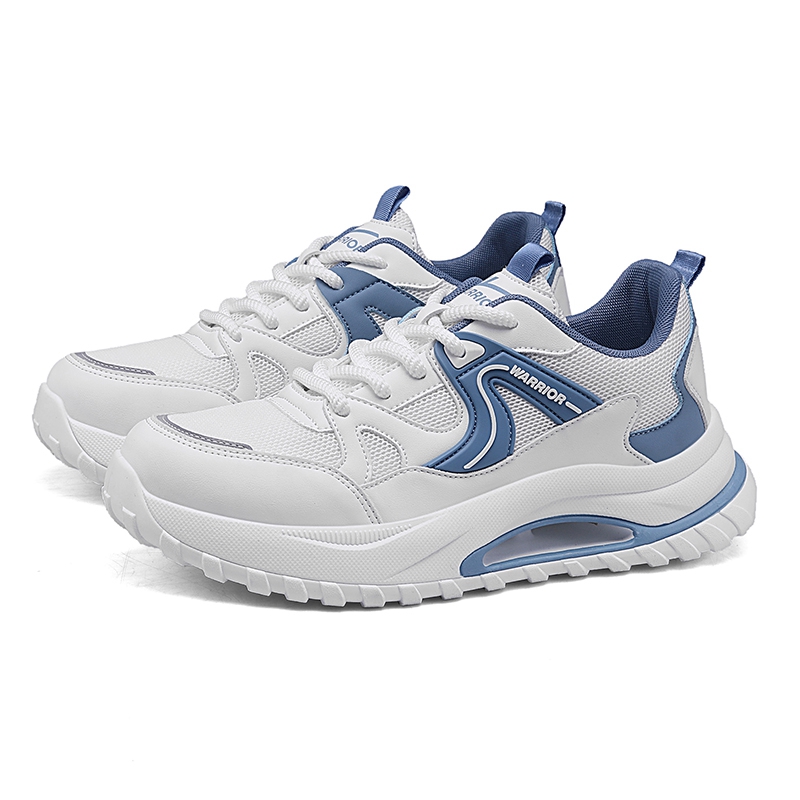 

WARRIOR Низкие кроссовки для бега, мужские, белые, синие