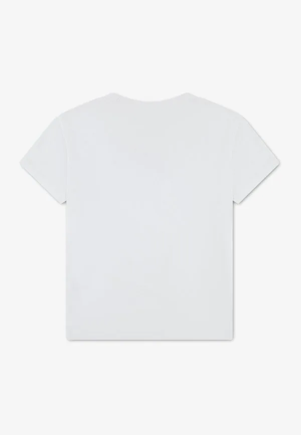 Футболка с принтом в виде бокового узла Abercrombie & Fitch, Bright White — фото 2