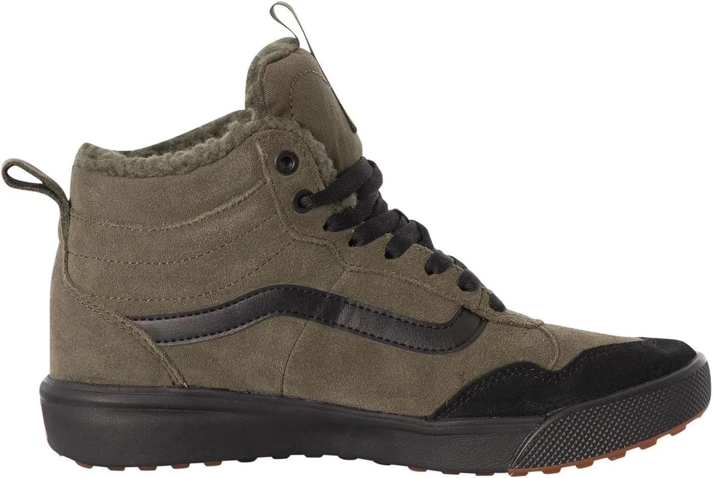 Кроссовки Vans Herren Range Exp Hi VansguardSneaker, 2-Sherpa Suede Grape Leaf Black — фото 2