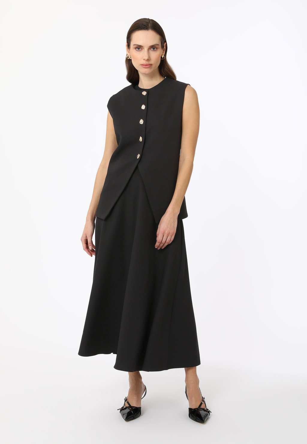 

Жилет Maxi skirt Modanisa, черный