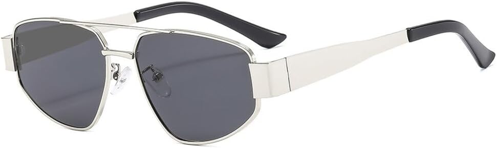 

Металлические солнцезащитные очки для женщин, для активного отдыха на природе, с защитой от УФ-излучения, для мужчин, повседневные, солнцезащитные, для путешествий, рыбалки KTUCN, Silver