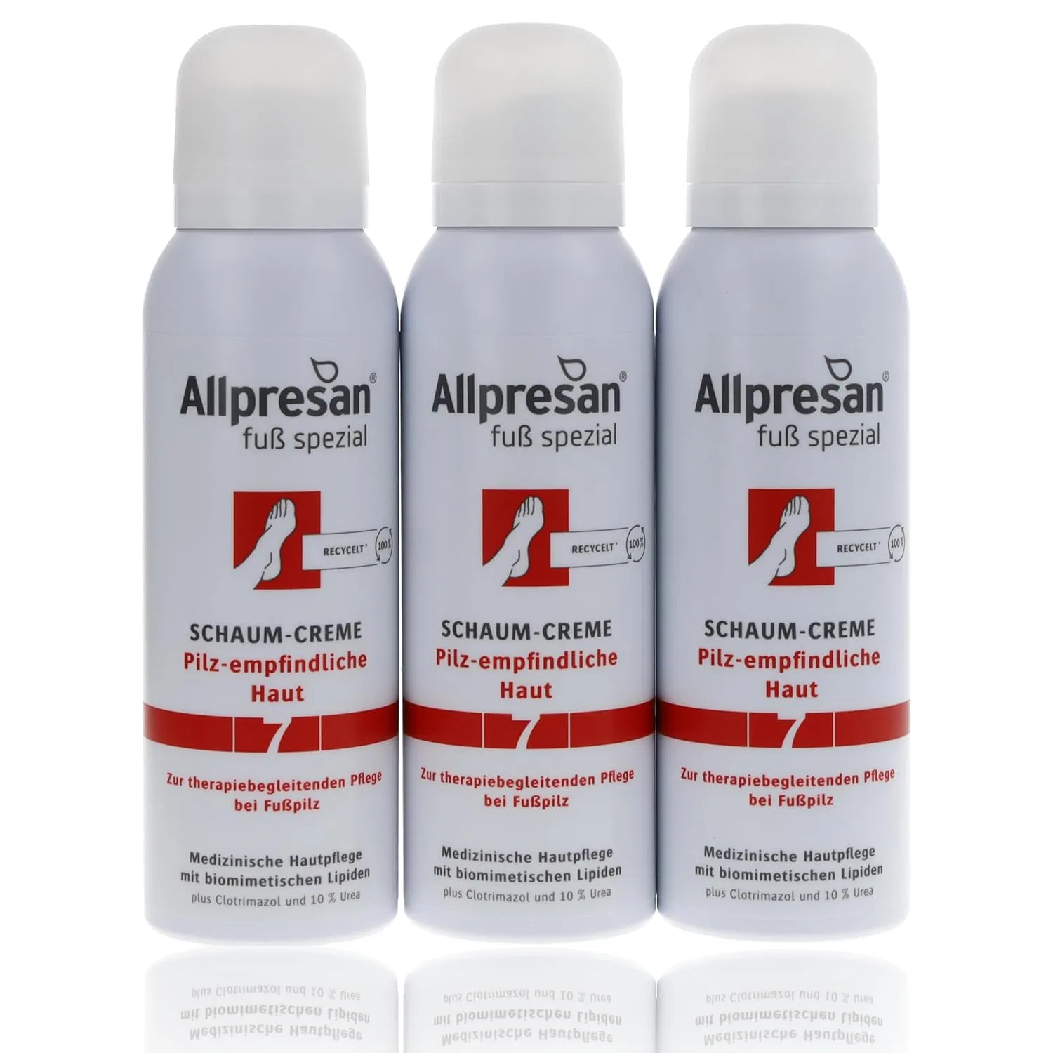 Крем-пена для ног Allpresan Fuß Spezial No. 7 для чувствительной кожи Allpresan