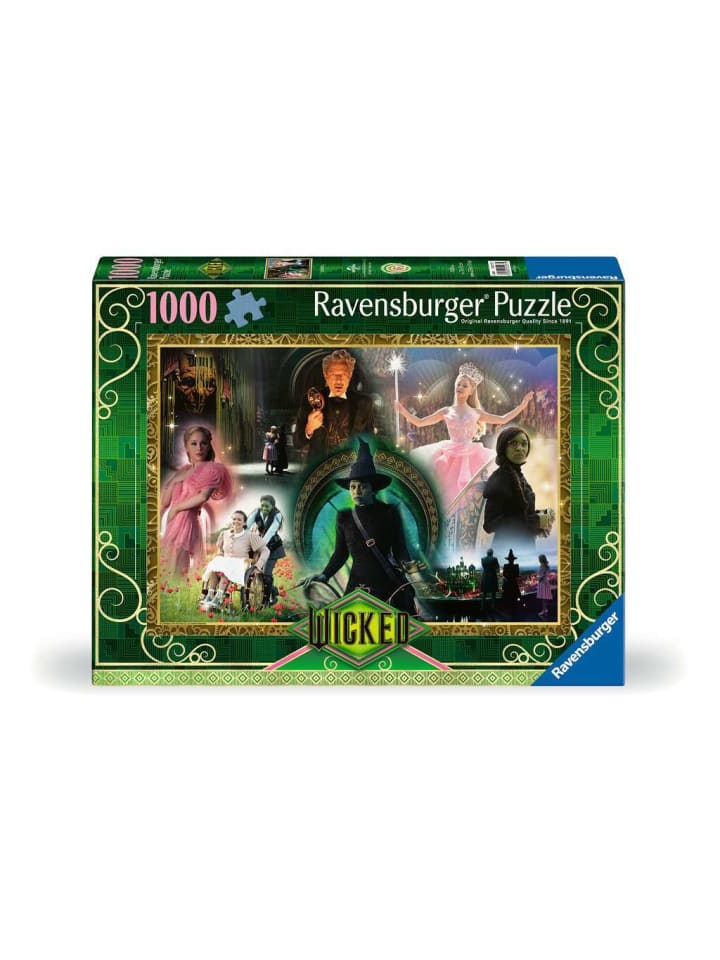 

Пазл Ravensburger, 1000 деталей, очаровательный в ярких цветах