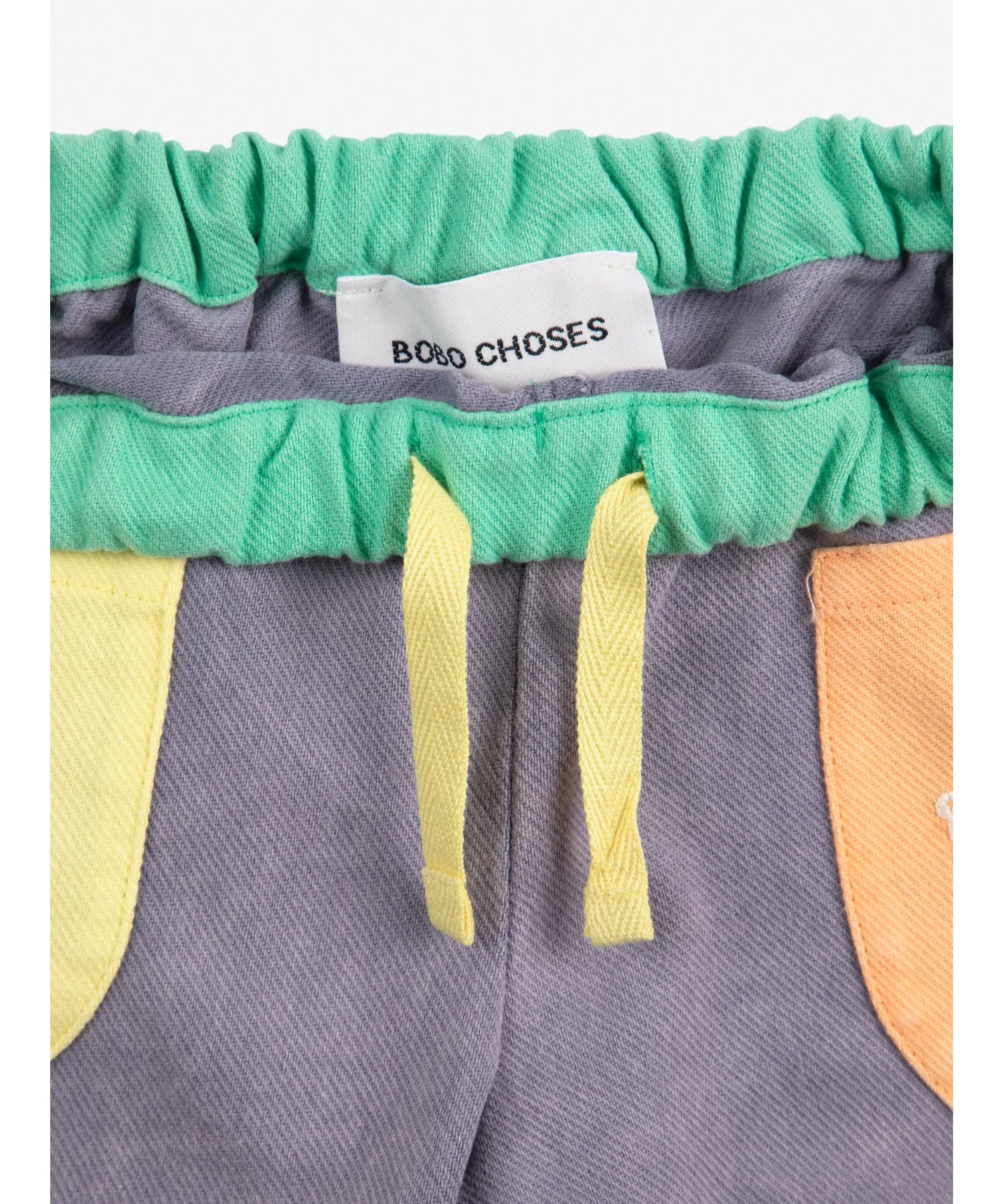 Детские брюки BOBO CHOSES Color block woven pants — фото 3