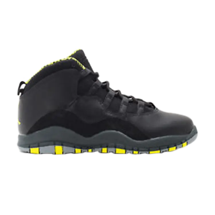 

Кроссовки Air Jordan 10 Retro PS 'Venom Green', черный