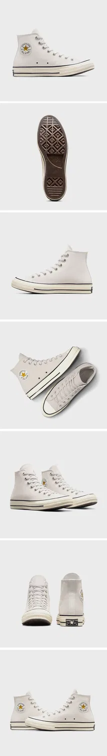 Мужские высокие кеды Chuck 70 Suede Pale Putty от Converse — фото 3