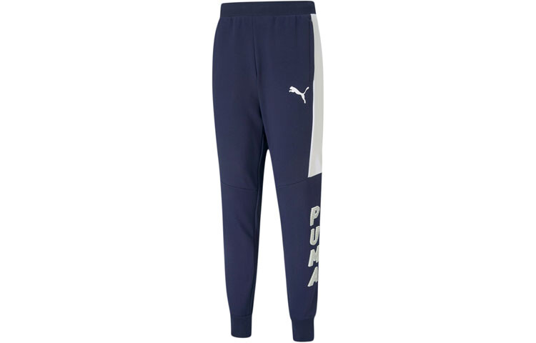 

Трикотажные спортивные штаны мужские твидовые синие Puma, синий