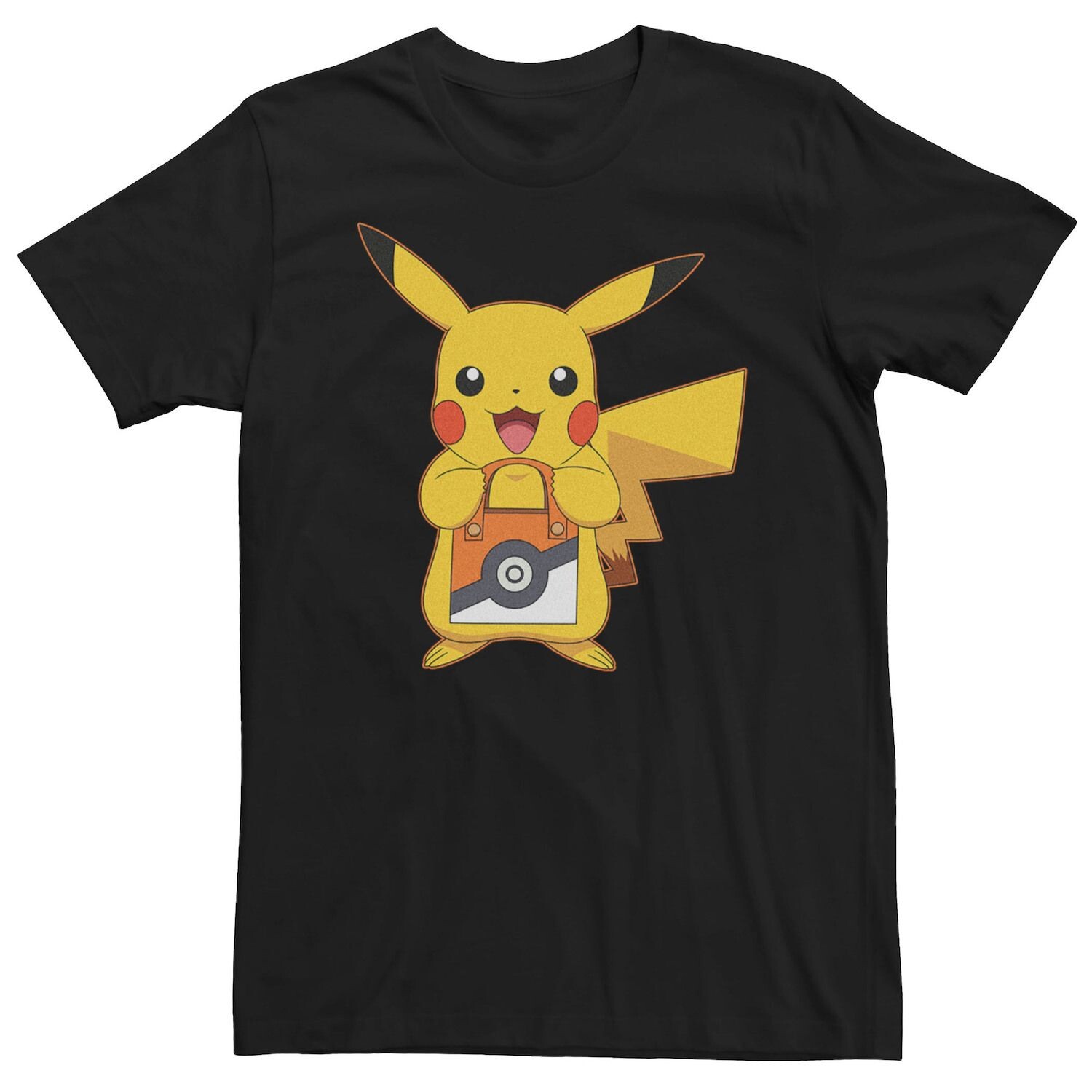 

Мужская футболка Pokémon Pikachu Treat Pokéball Bag Bag Licensed Character