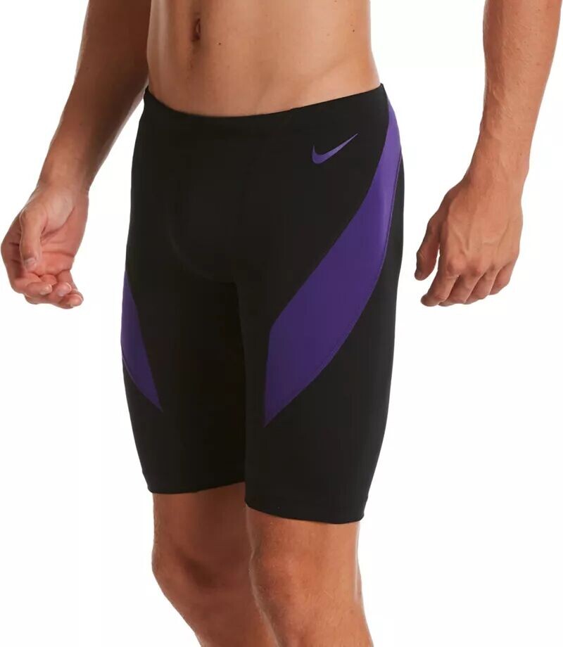 

Мужской купальник-джаммер с цветными блоками Nike Hydrastrong VX, Черный, Мужской купальник-джаммер с цветными блоками Nike Hydrastrong VX
