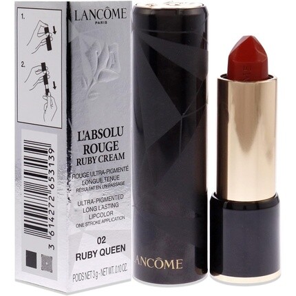 Помада Lancome L'Absolu Rouge Ruby Cream #02 Ruby Queen 3g Lancôme — фото 3