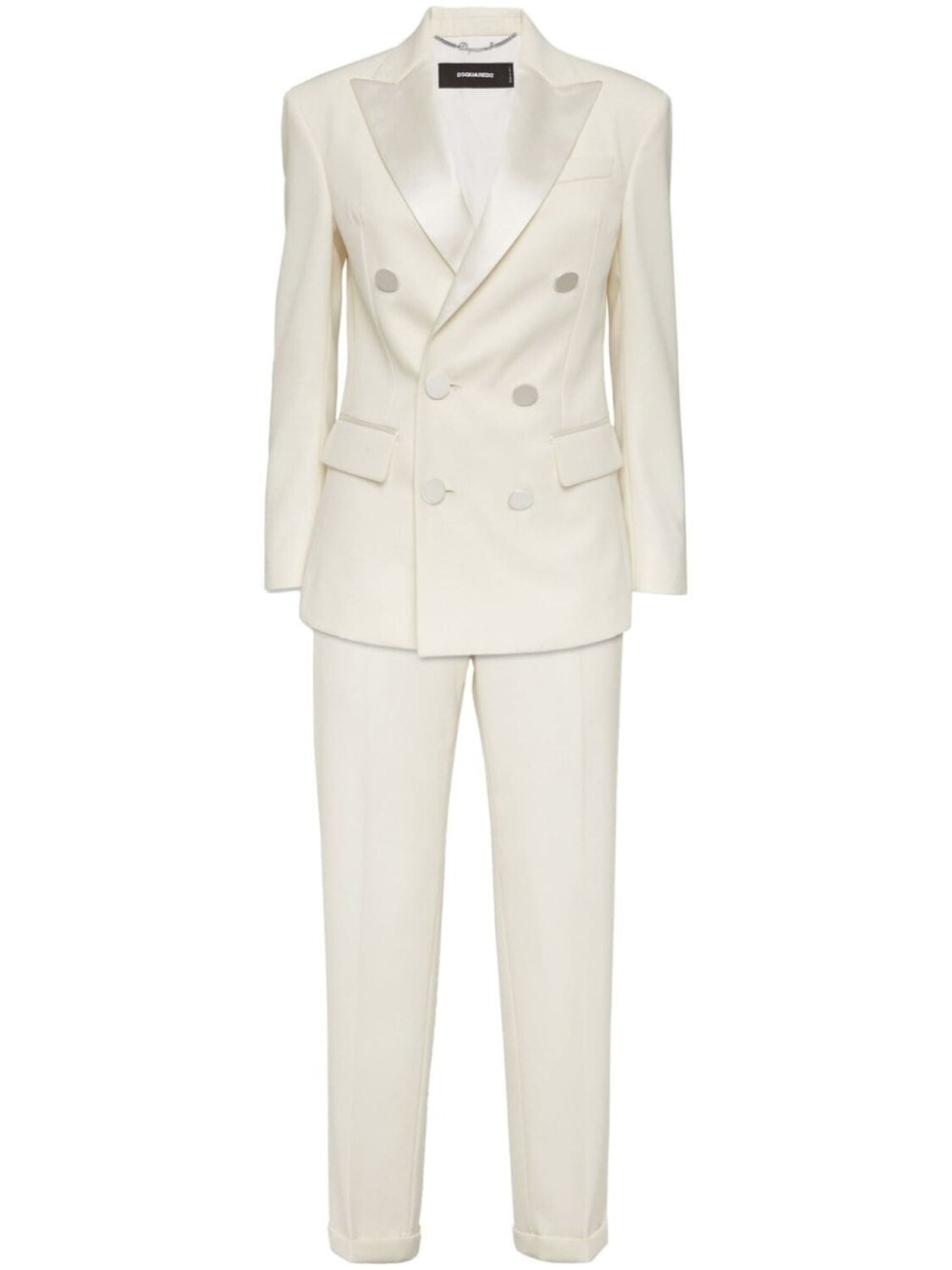 

Dsquared2 костюм Boston с двубортным пиджаком, белый