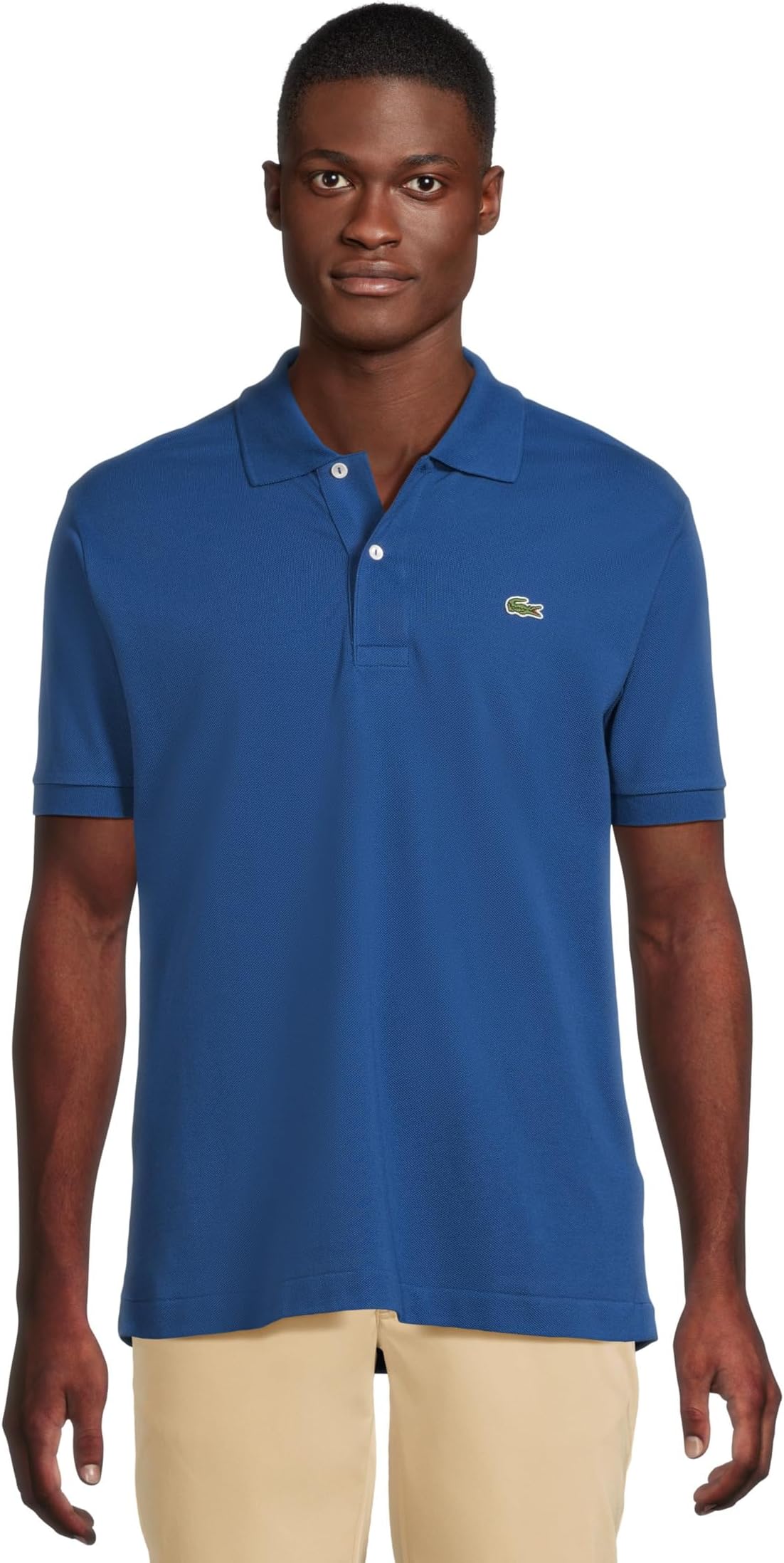 

Мужская классическая рубашка-поло L1212 из пике Lacoste, Blue