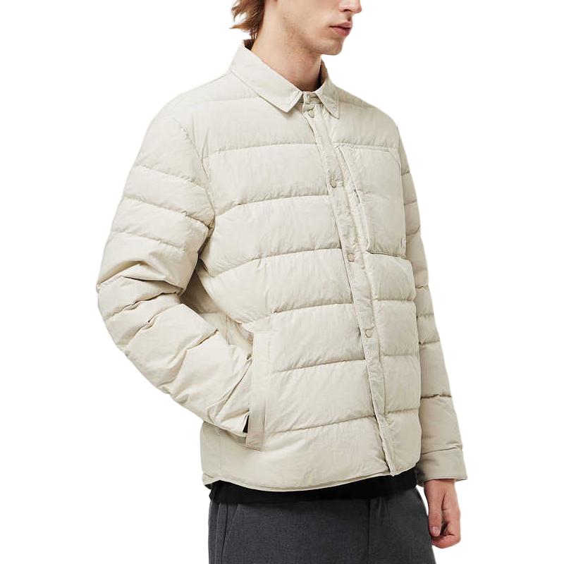 LACOSTE Мужская пуховая куртка светло-серого цвета, BUQ/Light Gray — фото 3