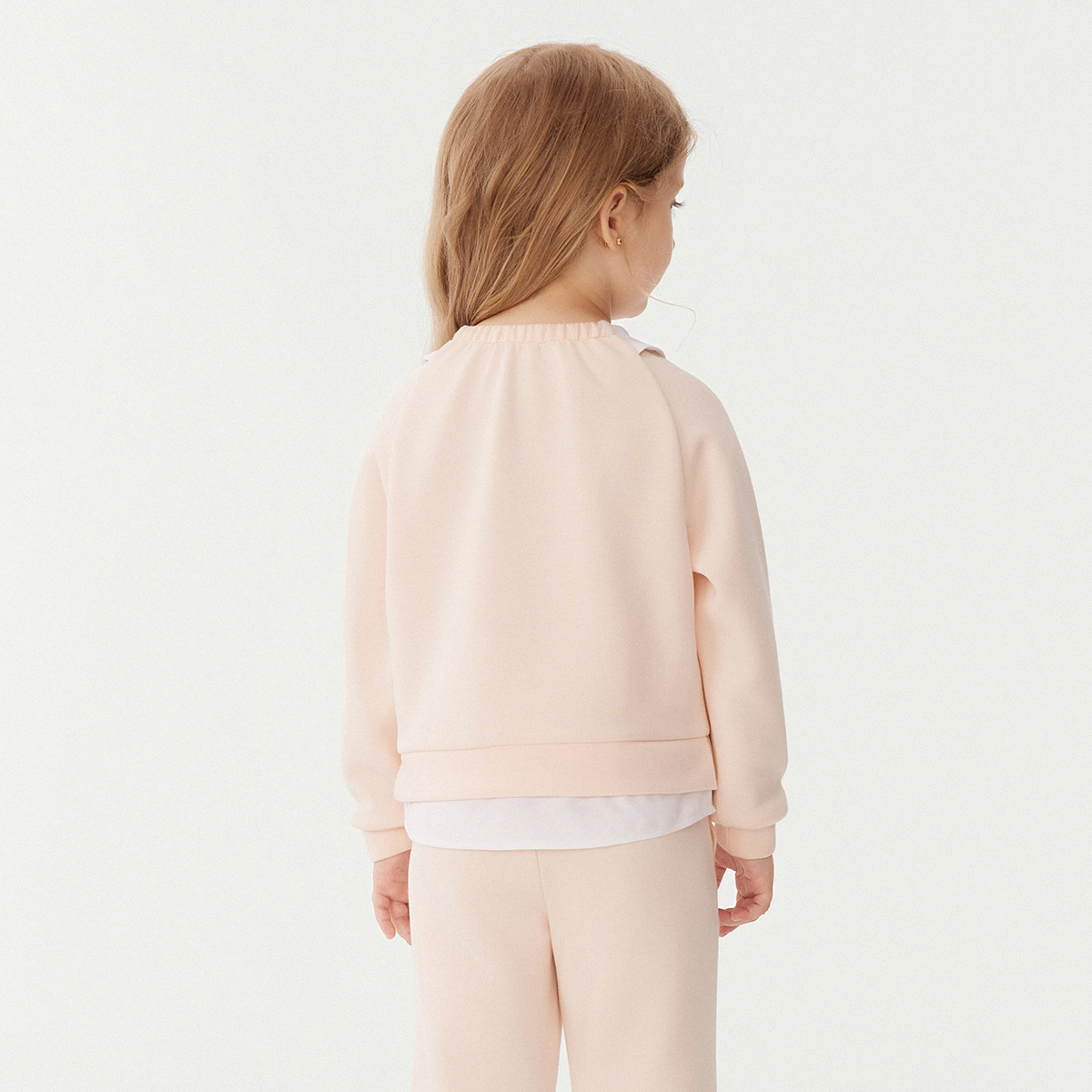 Толстовка для детей 3-7 лет FILA KIDS, светло-оранжевый — фото 3