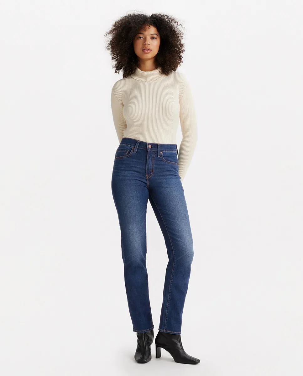 

Женские прямые джинсы 724 с высокой посадкой Levi's, индиго