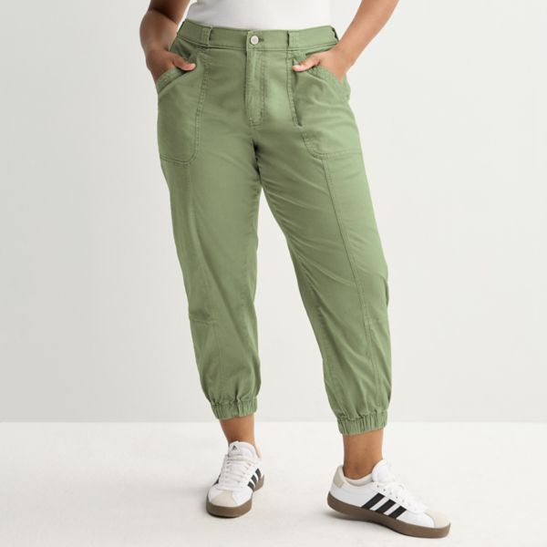 

Спортивные брюки Junior plus size со средней посадкой So, цвет eren jade
