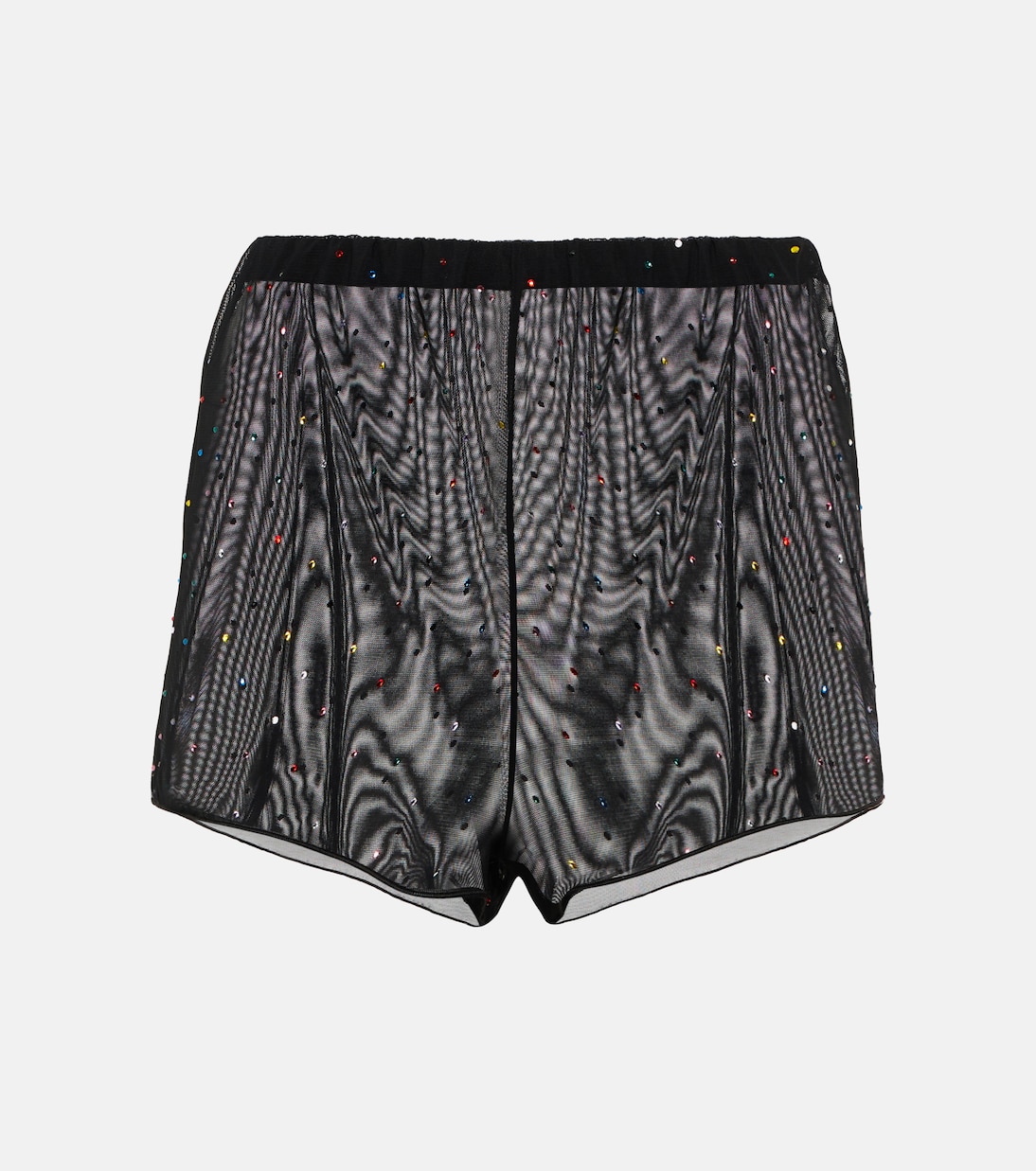 

Шорты из тюля с декором Oséree, Black Multicolor