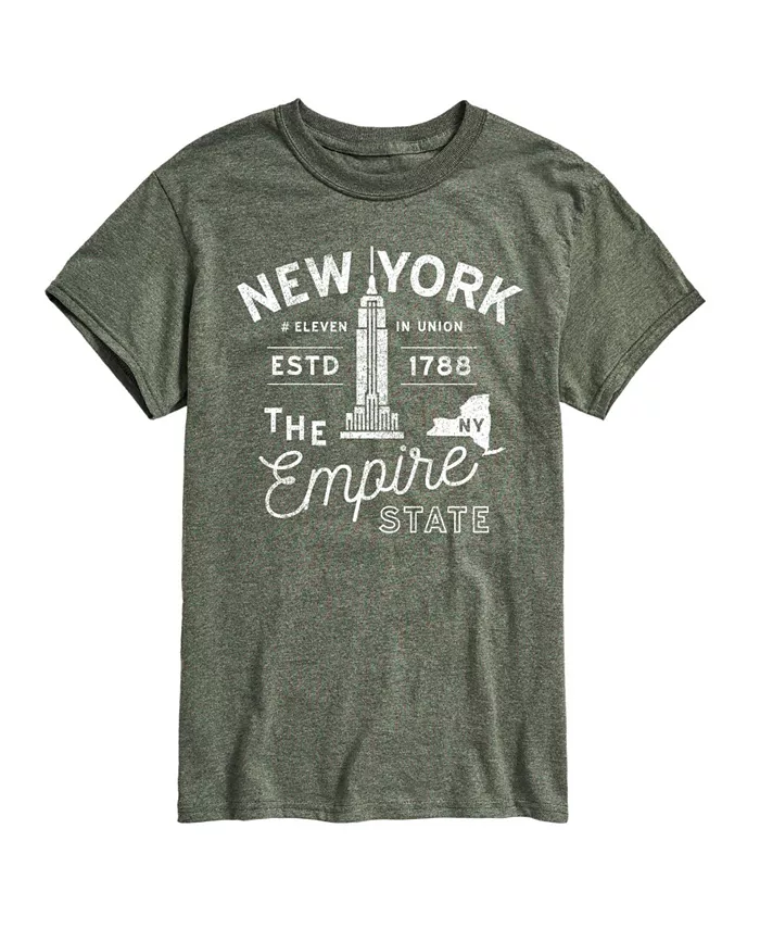 

Футболка мужская с коротким рукавом Hybrid Apparel New York AIRWAVES, зеленый