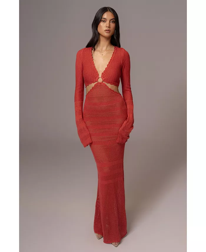 

Женское платье макси Blossom Haven JLUXLABEL, фиолетовый