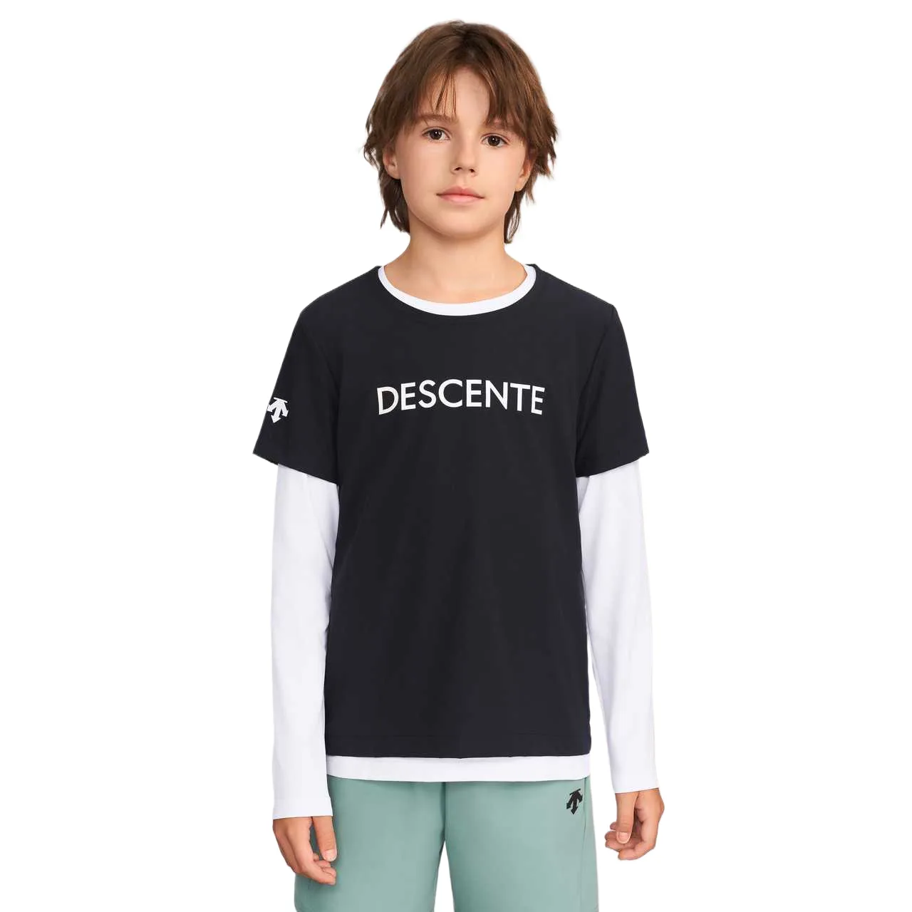 Детский спортивный комплект Casual Sportswear из 2 предметов DESCENTE, черный