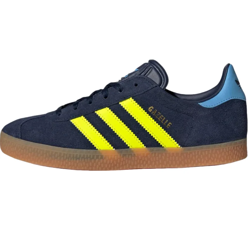 Adidas Originals GAZELLE Abrasion Resistant Low top Детские скейтбординг кроссовки Blue