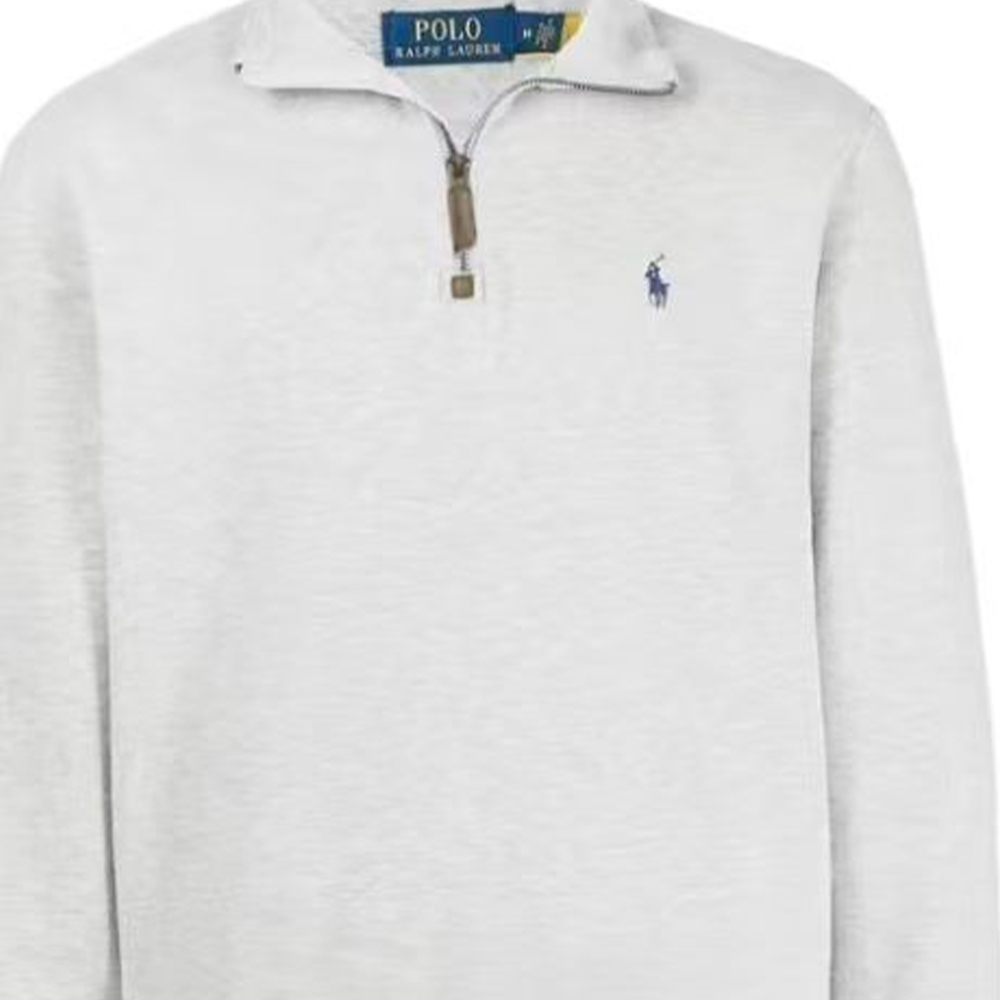 Толстовка FW24 мужская светло-серая Polo Ralph Lauren, светло-серый — фото 4